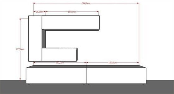 電視柜的高度一般是多少 電視柜的高度一般是多少