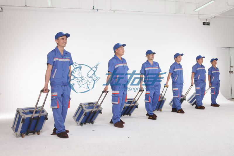 左右手家具安裝公司團隊形象照拍攝花絮