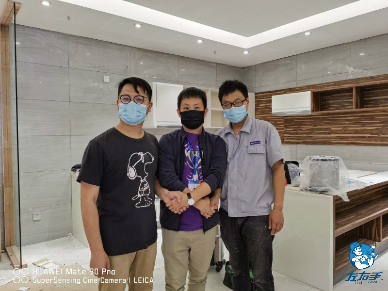 廣西左右手安裝案例|堅(jiān)持左右手服務(wù)理念：服務(wù)一家，滿意一家！