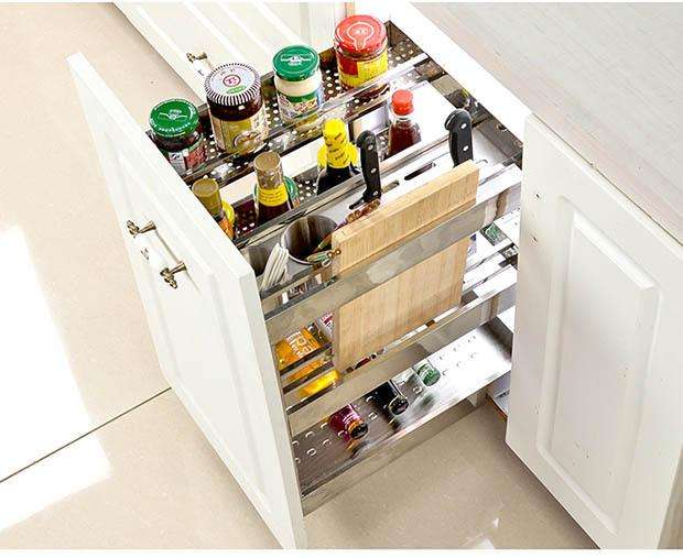 櫥柜調(diào)味拉籃安裝方法，很實(shí)用值得收藏