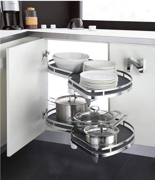 櫥柜旋轉(zhuǎn)拉籃安裝方法，學(xué)會了安裝不要太方便