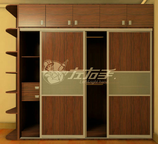 衣柜移門軌道和門的安裝方法，衣柜移門軌道和門的安裝過程