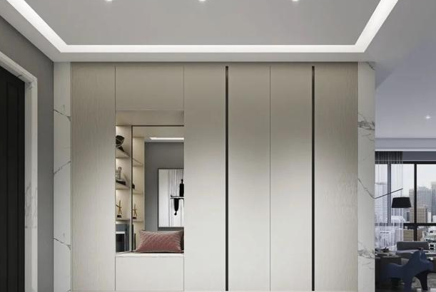 冷暖色系裝修風格：門板 柜體 墻板一體化定制，打造同色系高級感家居