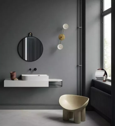 大戶型家裝設(shè)計(jì)：傳統(tǒng)浴室柜已經(jīng)不流行，簡潔時(shí)尚的衛(wèi)生間浴室柜!