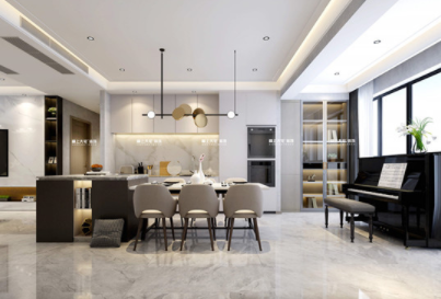 新中式別墅裝潢設(shè)計(jì)，別墅軟裝如何定制浴室柜