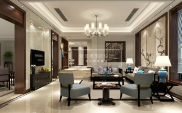 家庭裝修中式風格：新中式風搭配，空間線條和顏色缺一不可