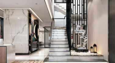 上海別墅裝修裝飾：復式新中式大別墅，清雋秀美惹人愛，詩情畫意顯底蘊