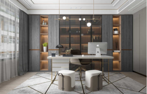 定做家具設(shè)計(jì)圖：書房里一般都要擺放什么家具，才能顯得高端有檔次？