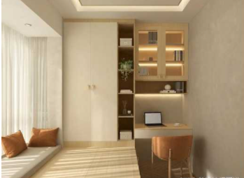 小戶型家裝設(shè)計，小戶型書房怎么做收納？
