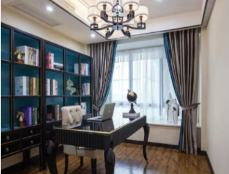 窗簾定做加盟：書(shū)房適合裝什么樣的窗簾呢？