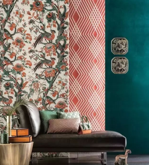 墻紙設計大全：素色墻紙可以放下了，這樣的墻紙才能玩轉家居