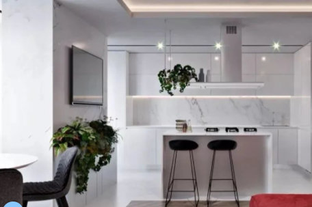 整體櫥柜臺面寬度：櫥柜臺面選大理石嗎？尺寸多少合適？