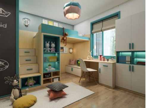 【兒童房設(shè)計(jì)與裝修】兒童房定制家具的時候，顏色有什么講究嗎？