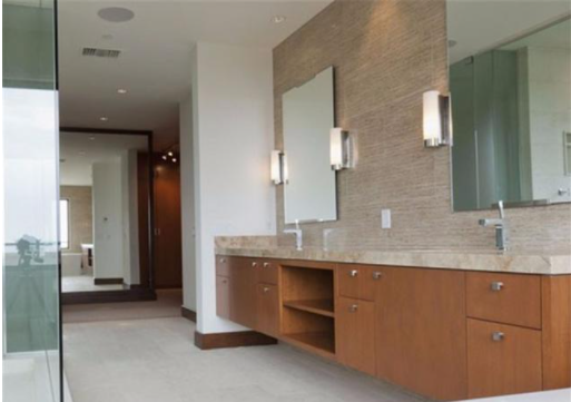 【實木浴室柜品牌】衛(wèi)生間別裝浴室柜了！換成一塊板+移動立柜