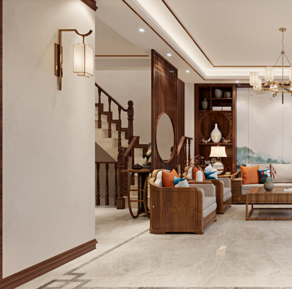 室內(nèi)裝修設(shè)計(jì)圖：裝修設(shè)計(jì)中，新中式風(fēng)格的設(shè)計(jì)要點(diǎn)如何把控？