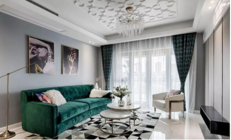 【精裝房軟裝風格】深圳軟裝裝修窗簾怎樣搭配顏色更出眾？